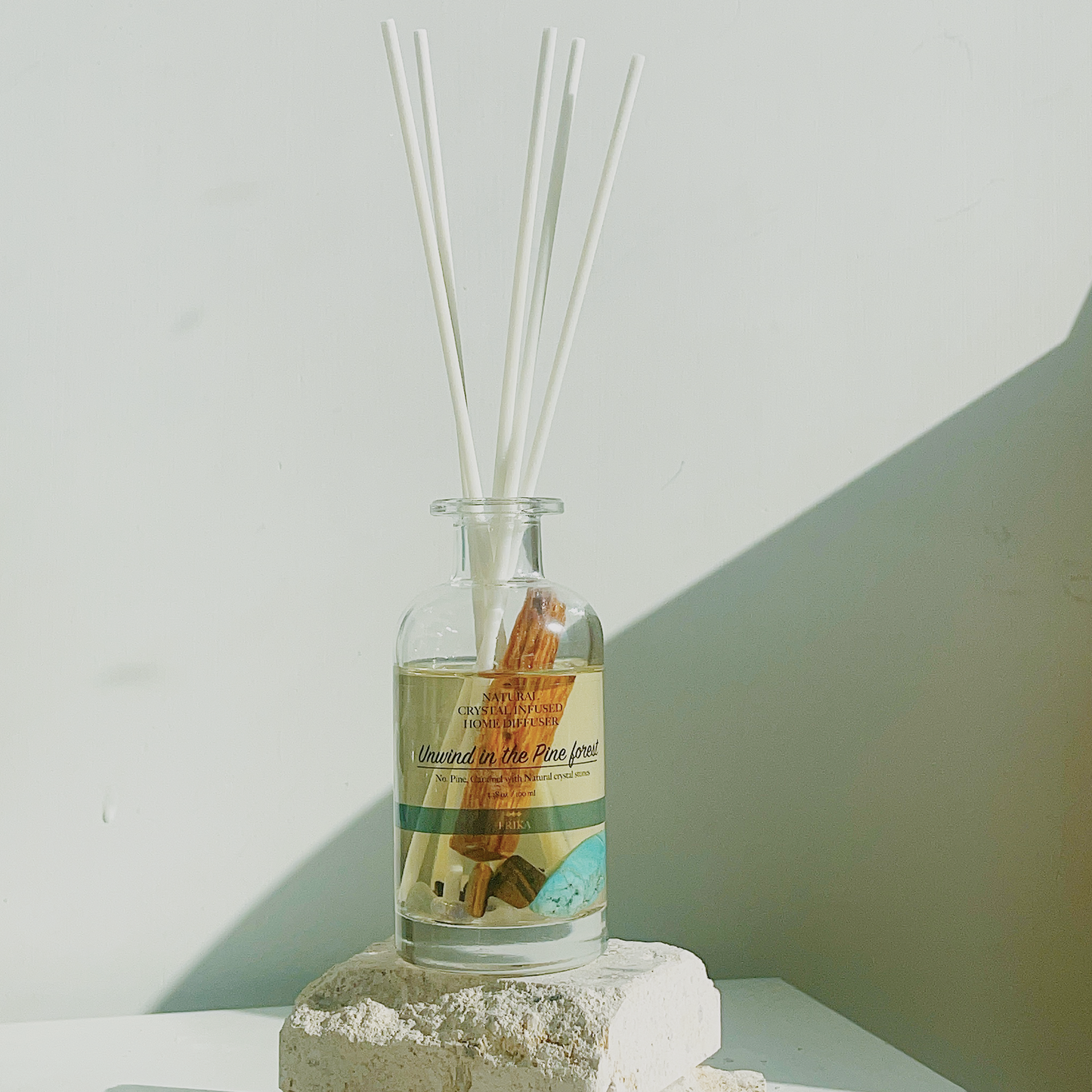 Unwind in the Pine Forest Natural crystal infused home diffuser