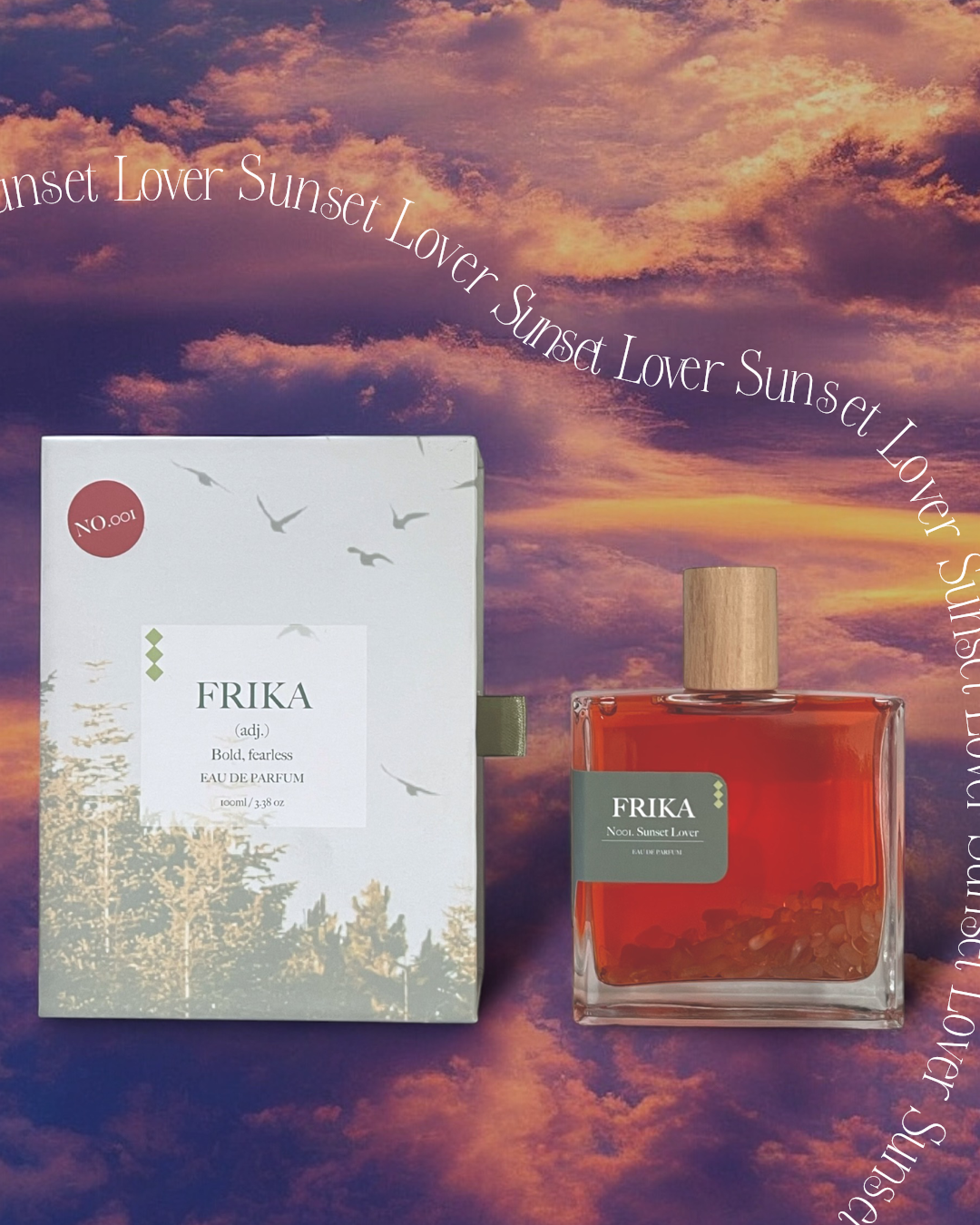 NO.001 Sunset Lover crystal infused Parfume