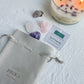 Baby kiss on the CHEEK Natural crystal stone candle with Crystal bamboo clip 200g