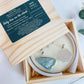 Baby kiss on the CHEEK Natural crystal stone candle with Crystal bamboo clip 280g
