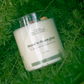 Unwind in the Pine Forest Natural crystal stone candle with Crystal bamboo clip 200g